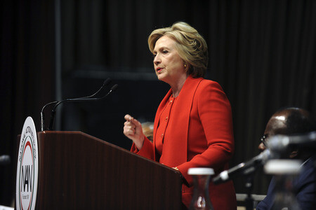 Hillary Clinton spricht auf der NAN Convention in New York