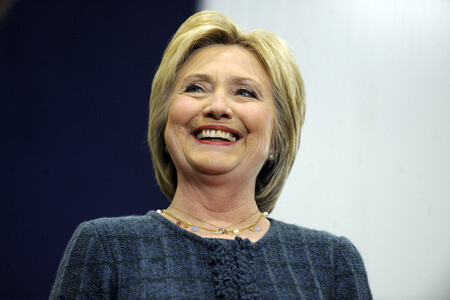 Wahlkampfrede von Hillary Clinton in Portsmouth