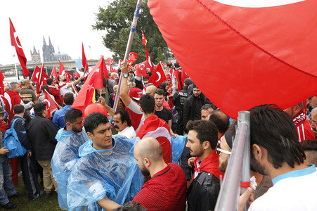Erdogan-Demo in Köln