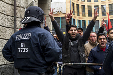 Demo gegen Rassismus, Salafisten und Pegida, Wuppertal