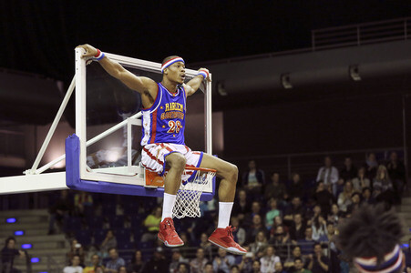Basketballspiel Harlem Globetrotters vs. World All Stars in Berlin