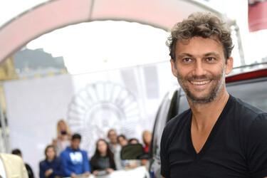 Ankunft von Jonas Kaufmann beim San Sebastian Film Festival 2014