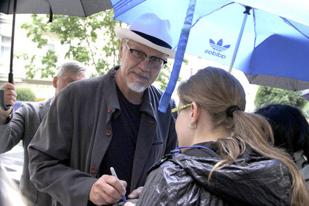 Ankunft von Tim Robbins, Karlovy Vary International Film Festival 2018
