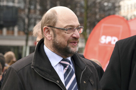 SPD-Kanzlerkandidat Martin Schulz in Darmstadt