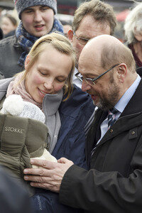 SPD-Kanzlerkandidat Martin Schulz in Darmstadt