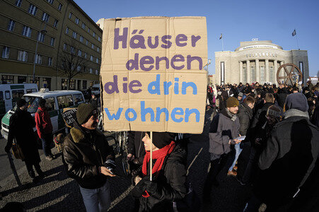 Studentendemo in Berlin