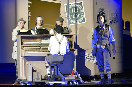 Theaterprobe 'Erich und die Detektive' in Berlin