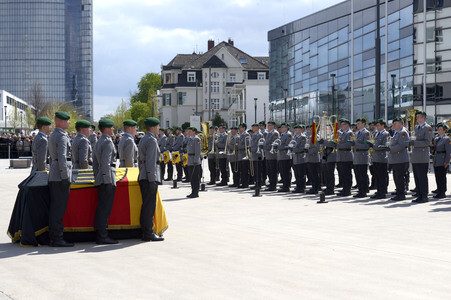 Staatsakt für Hans-Dietrich Genscher in Bonn