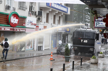 Maidemonstration in Istanbul