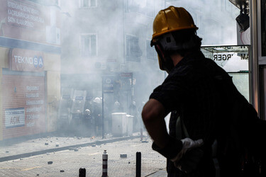 Maidemonstration in Istanbul