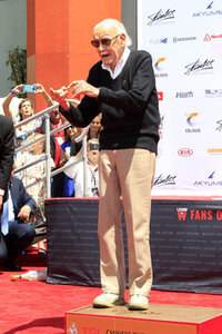 Hand and Footprint Ceremony mit Stan Lee in Los Angeles