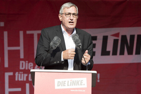 Wahlkampfveranstaltung der LINKEN in Berlin