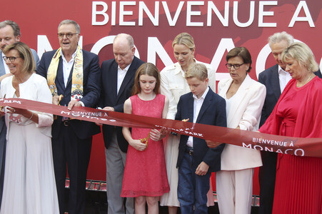 Einweihung des Themenbereichs Monaco mit Fürst Albert II. im Europa-Park in Rust