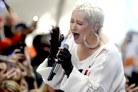 Konzert von Christina Aguilera in New York