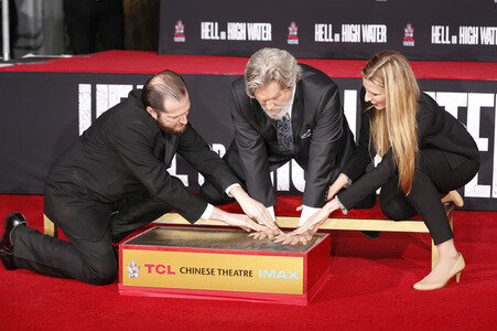 Hand and Footprint Ceremony mit Jeff Bridges in Los Angeles