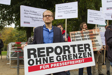 Kundgebung vor der Türkischen Botschaft, Berlin