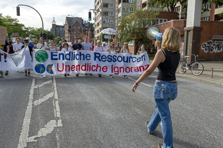 Bundesweiter Klimastreik von Fridays for Future in Hamburg