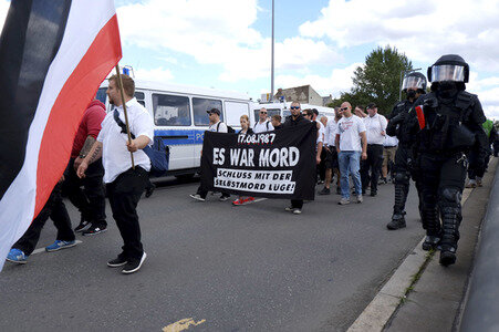 Nazi-Aufmarsch in Berlin