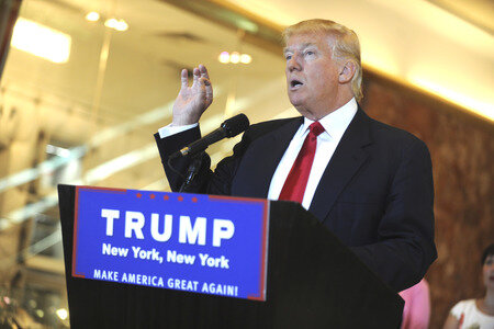 Donald Trump Pressekonferenz in New York