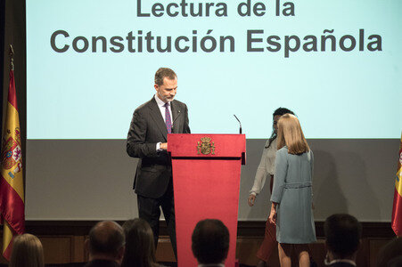 40. Geburtstag der spanischen Verfassung in Madrid