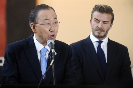 David Beckham beim UNICEF 'Giving Youth a Voice' Event in New York