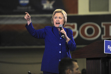 Wahlkampfrede von Hillary Clinton  in Newark