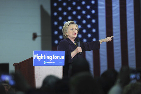 Walkampfrede von Hillary Clinton in New Jersey