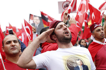 Erdogan-Demo in Köln