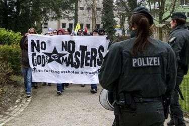 Demo gegen Rassismus, Salafisten und Pegida, Wuppertal