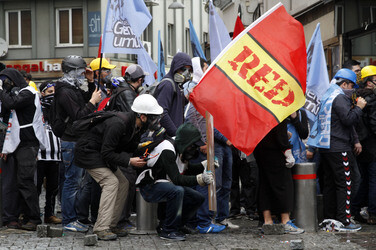 Maidemonstration in Istanbul
