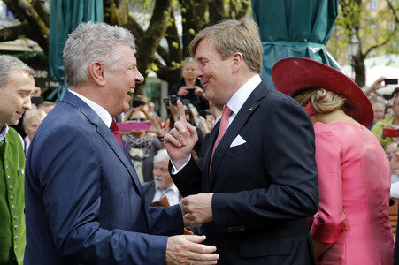 König Willem-Alexander und Königin Maxima der Niederlande in München