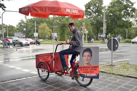Wahlkampfveranstaltung der LINKEN in Nürnberg