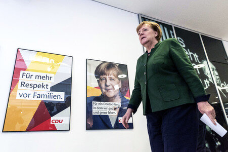 Pressekonferenz zur Sitzung des CDU-Bundesvorstands in Berlin