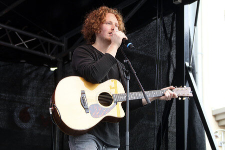 Empfang von Michael Schulte in Buxtehude