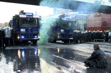 'G20 Welcome to Hell' Demo in Hamburg