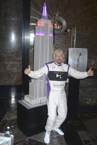 Empire State Building Lighting Ceremony mit Richard Branson in New York