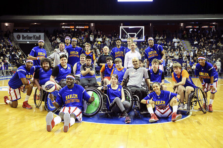 Basketballspiel Harlem Globetrotters vs. World All Stars in Berlin