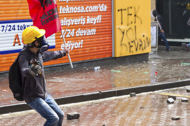 Maidemonstration in Istanbul