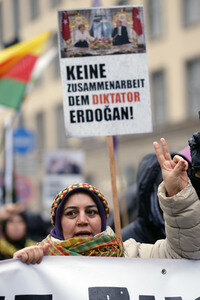 Kurden-Demo in Berlin