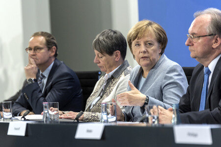Pressekonferenz zum Thema Luftqualität in Berlin