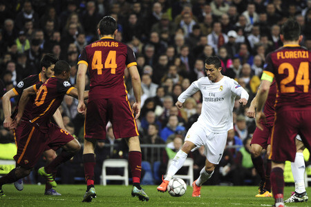 Champions League Match Real Madrid gegen AS Rom
