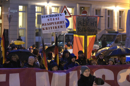 'Merkel muss weg' Demo in Berlin