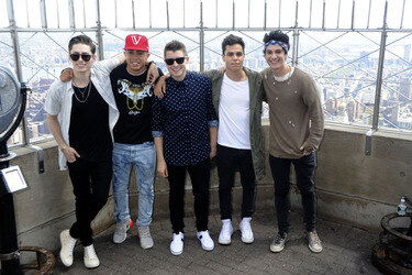 Midnight Red besuchen das Empire State Building, New York