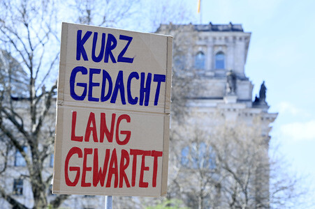 Großdemonstration von Psychotherapeuten gegen geplante Honorarkürzungen in Berlin