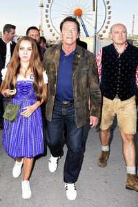 Arnold Schwarzenegger auf dem Oktoberfest 2017 in München
