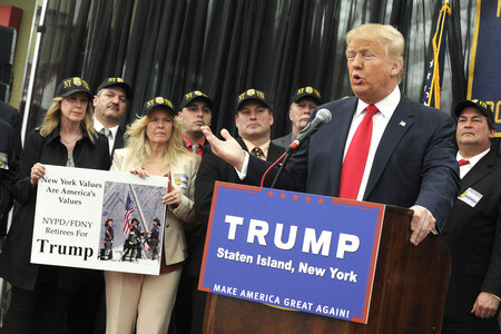 Rede von Donald Trump in New York