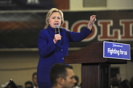 Wahlkampfrede von Hillary Clinton  in Newark