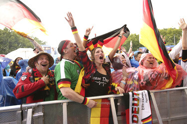 WM-Fanmeile beim Spiel Deutschland gegen USA, Berlin