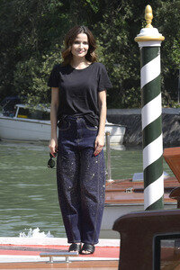 Ankunft von Giulia Elettra Gorietti am Hotel Excelsior, Internationale Filmfestspiele von Venedig 2025