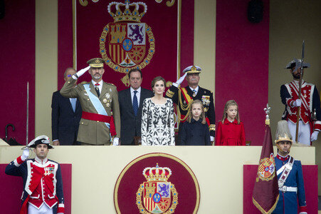 Militäparade zum Nationalfeiertag in Madrid
